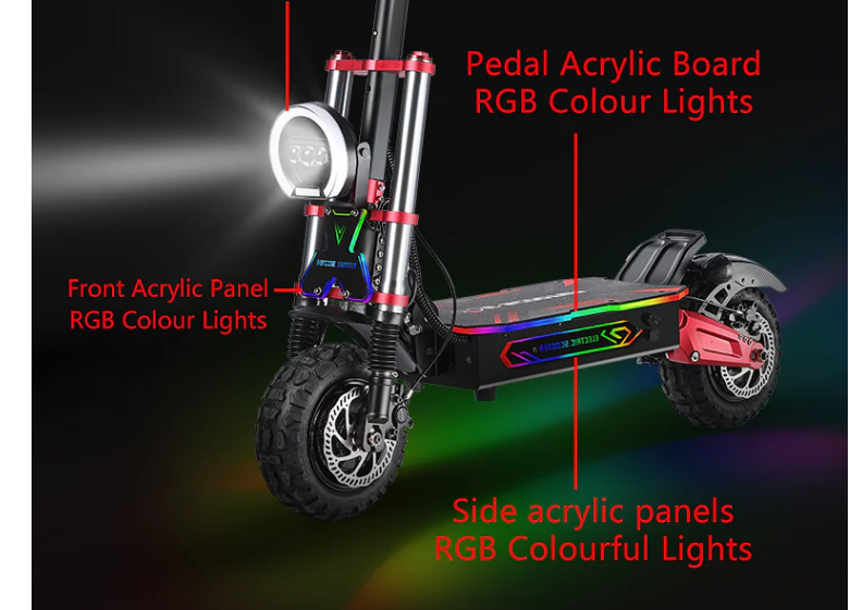 Feu latéral de pédale d'origine pour scooters électriques Boyueda
