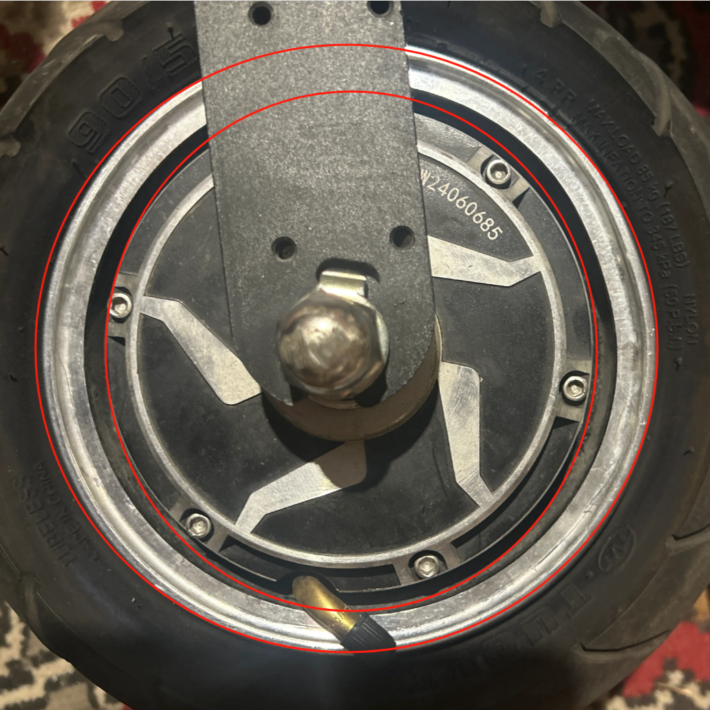 Original Rim / Hub For Boyueda E-scooters