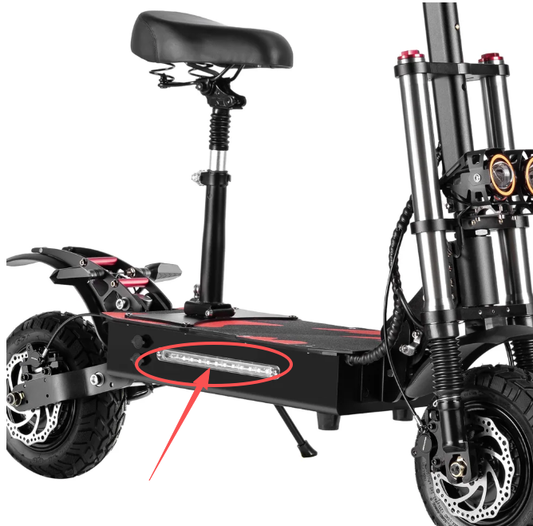 Transparente Acrylplatte für die originale Pedalposition des Boyueda S5-11 Rollers