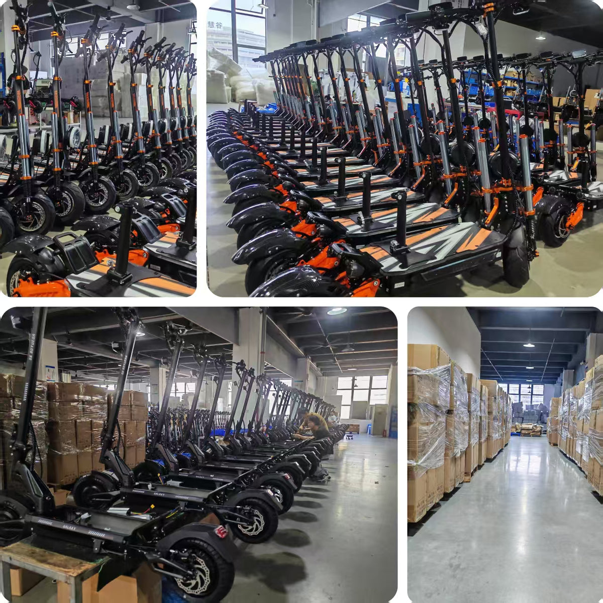 BOYUEDA electric scooter factory production workshop