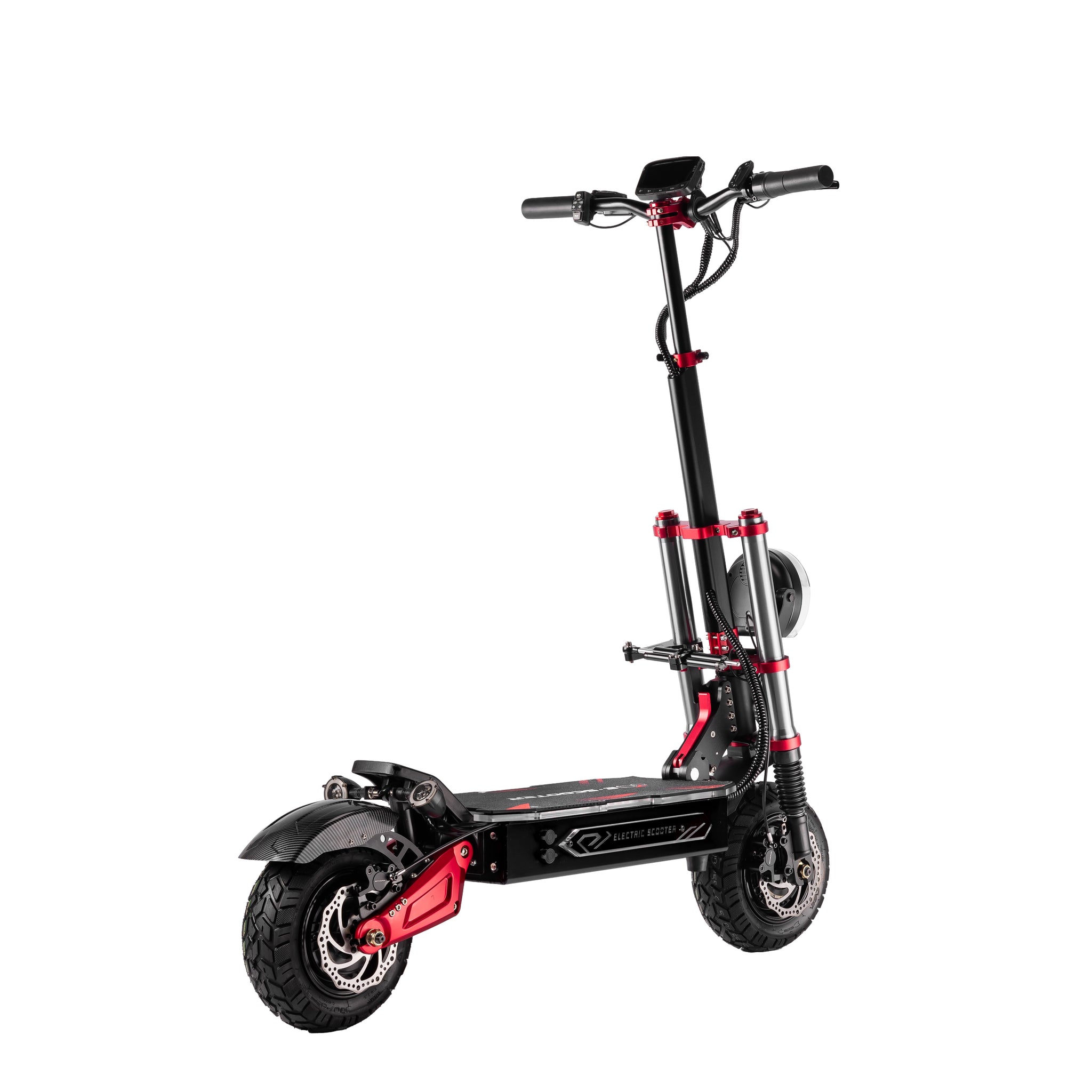Rear view of BOYUEDA S5-11 Mountain E-Scooter