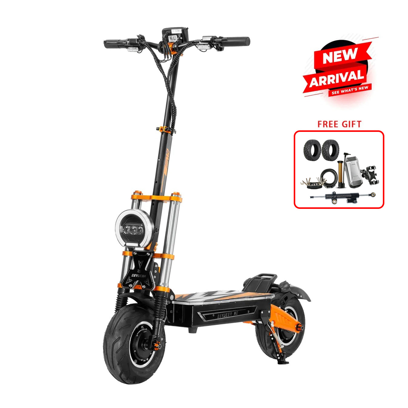 BOYUEDA M2 72V 10000W Off-Road E-Scooter 