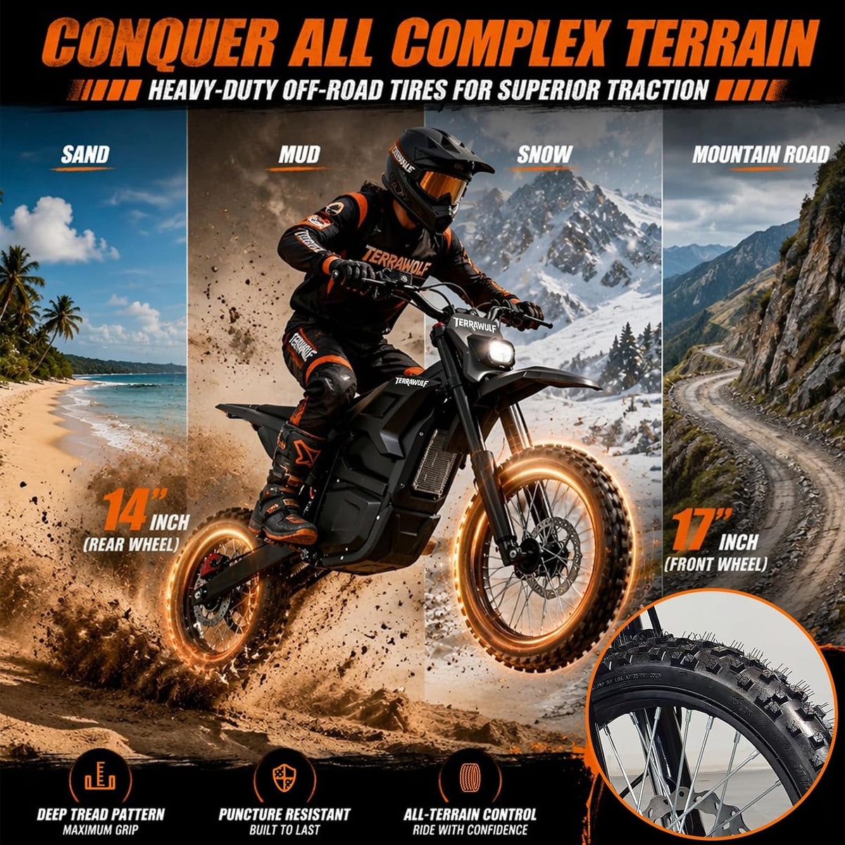 BOYUEDA Terrawulf M7 Electric Dirt Bike