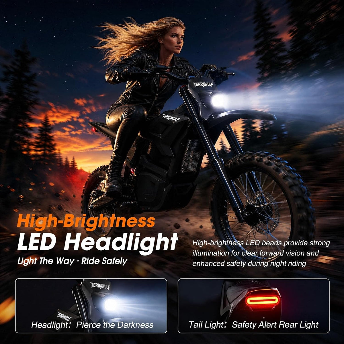BOYUEDA Terrawulf M7 Electric Dirt Bike
