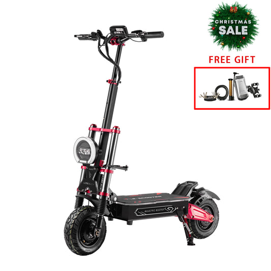 (New Arrivals)BOYUEDA S5-11 Mountain E-Scooter Bluetooth Display with Steering Damper